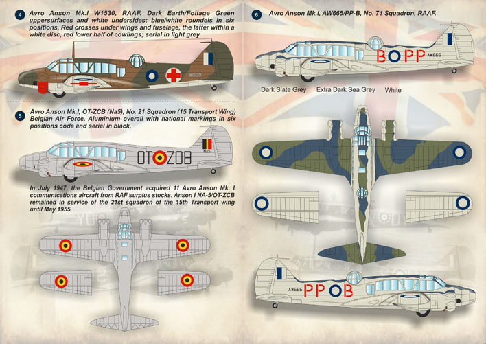 Print Scale 72156 1:72 Avro Anson