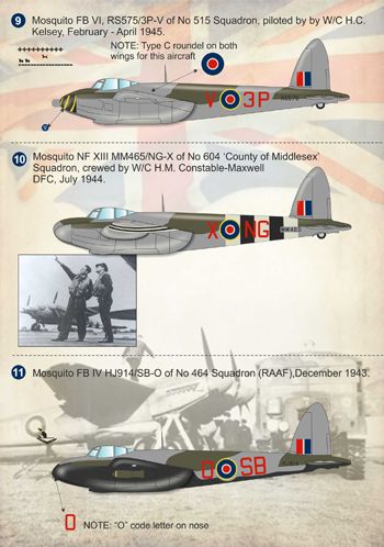 Print Scale 72159 1:72 de Havilland Mosquito