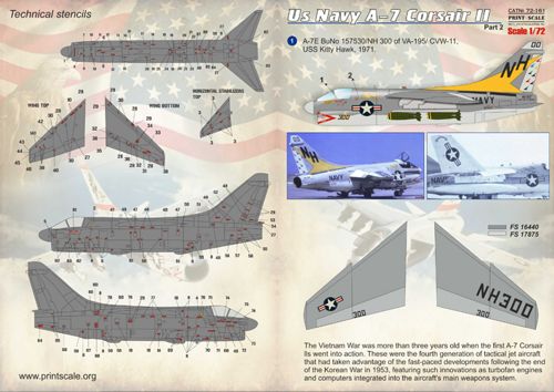 Print Scale 72161 1:72 Vought A-7E Corsair II Part 2