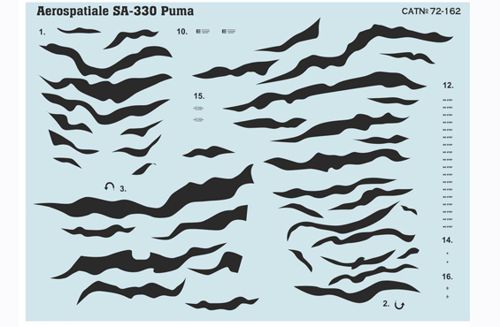 Print Scale 72162 1:72 Aerospatiale SA.330 Puma