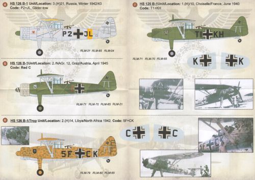 Print Scale 72164 1:72 Henschel Hs-126