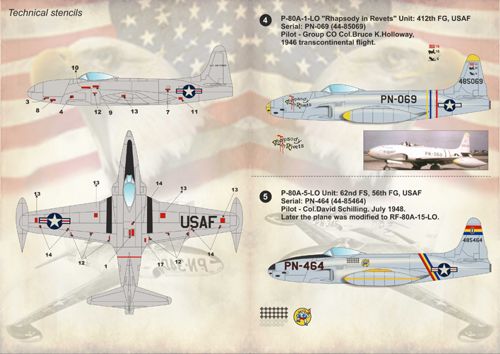 Print Scale 72168 1:72 Lockheed F-80C Shooting Star