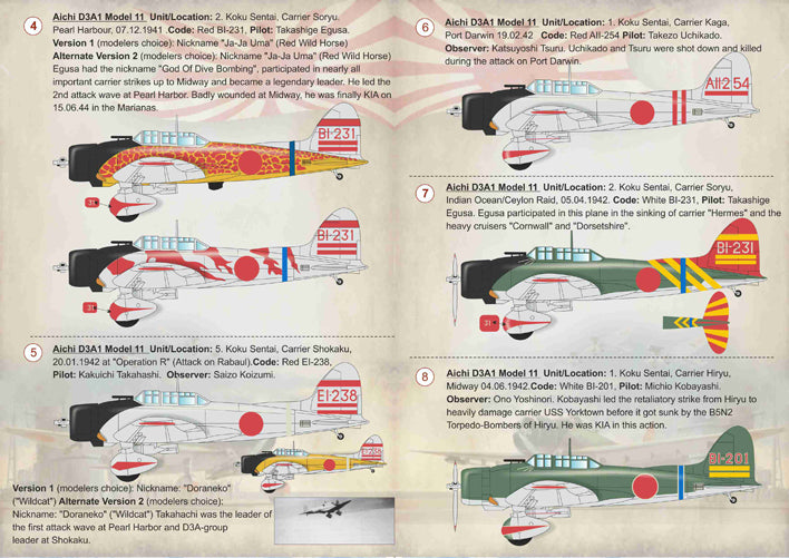 Print Scale 72180 1:72 Aichi D3A1 Val