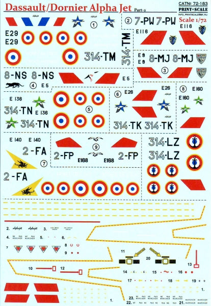 Print Scale 72183 1:72 Dassault-Dornier Alpha Jet Part 2