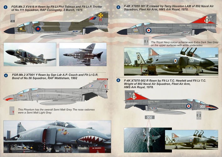 Print Scale 72188 1:72 McDonnell F-4 Phantom II of the RAF & FAA