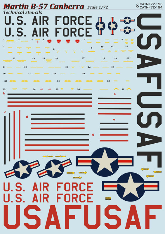 Print Scale 72193 1:72 Martin B-57B Canberra Part 1