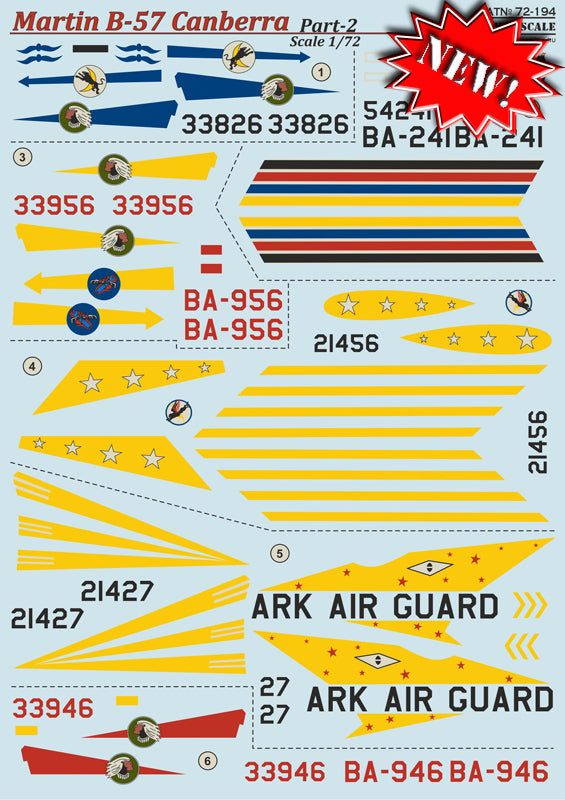 Print Scale 72194 1:72 Martin B-57 Canberra Part 2