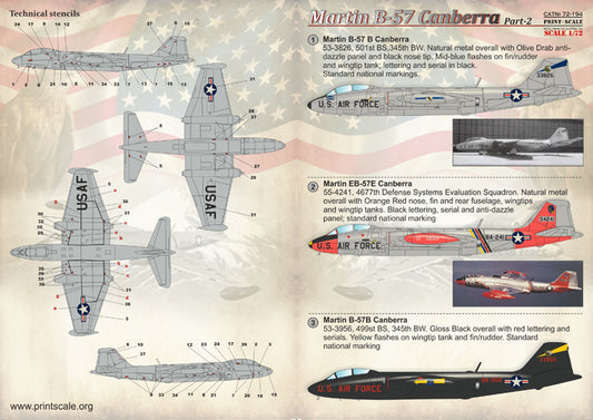 Print Scale 72194 1:72 Martin B-57 Canberra Part 2