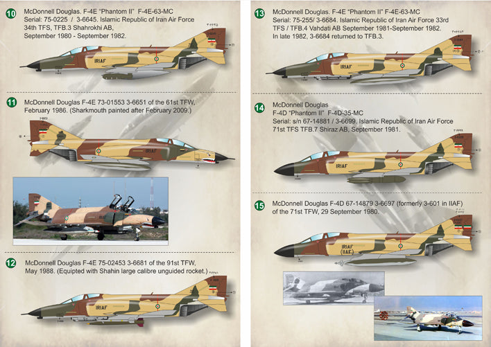 Print Scale 72202 1:72 McDonnell RF-4 'Phantom II' IRIAF