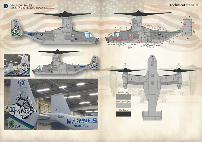 Print Scale 72204 1:72 Bell-Boeing V-22 Osprey