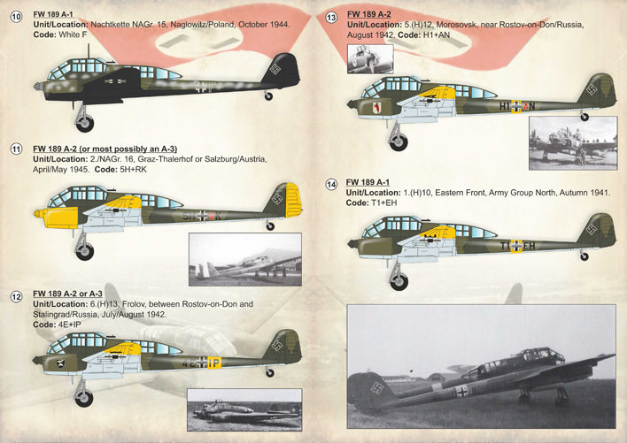 Print Scale 72207 1:72 Focke-Wulf Fw-189A Recon