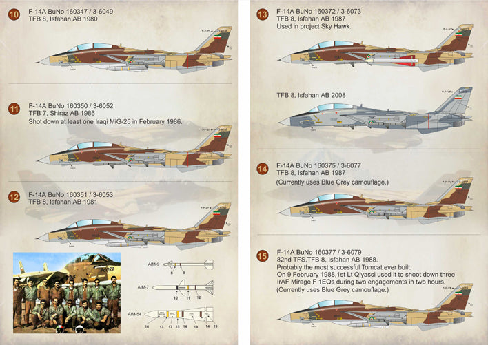 Print Scale 72211 1:72 Iranian Grumman F-14A Tomcat