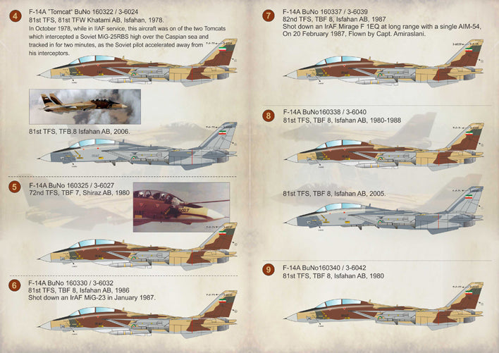 Print Scale 72211 1:72 Iranian Grumman F-14A Tomcat