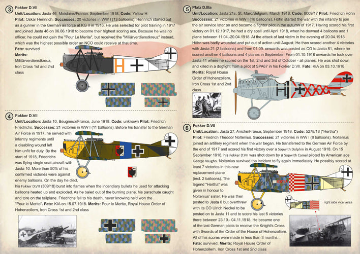 Print Scale 72227 1:72 Balloon-Busting Aces of WWI Germany Part 1