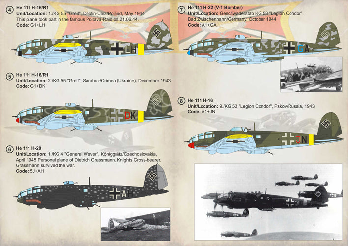 Print Scale 72231 1:72 Heinkel He-111H-16/20/22 Bombers