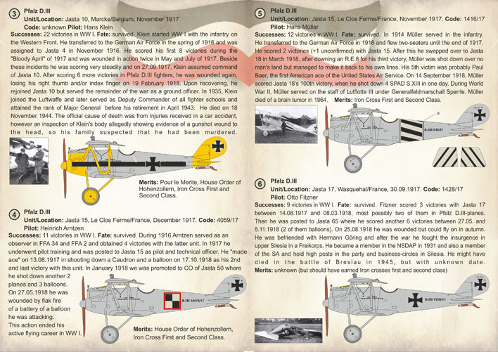 Print Scale 72237 1:72 Pfalz D.III Aces of WWI