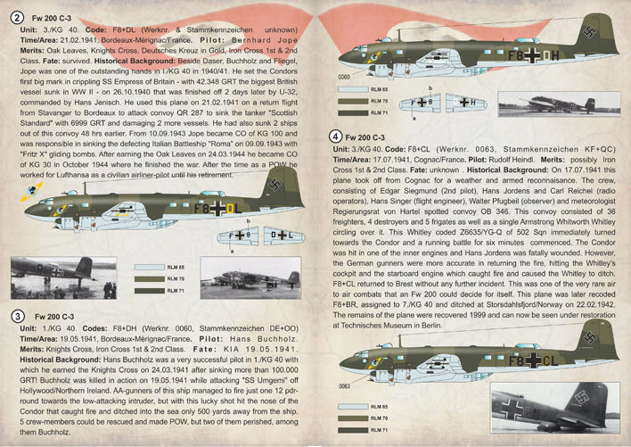 Print Scale 72240 1:72 Focke-Wulf Fw-200 Condor C3 Bombers Part 3