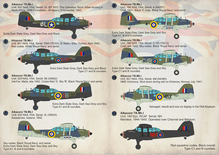 Print Scale 72243 1:72 Fairey Albacore Mk.I