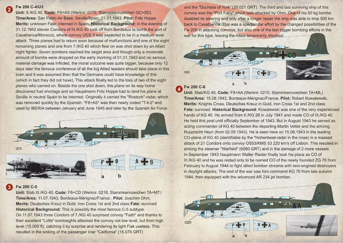 Print Scale 72245 1:72 Focke-Wulf Fw-200 Condor C-4/5/6/8 Bombers Part 4