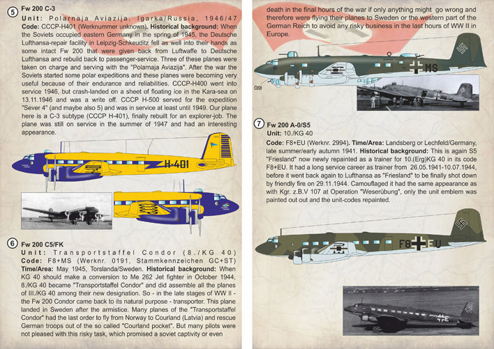 Print Scale 72250 1:72 Focke-Wulf Fw-200 Condor Trainer, Transport & Special Duties Part 2