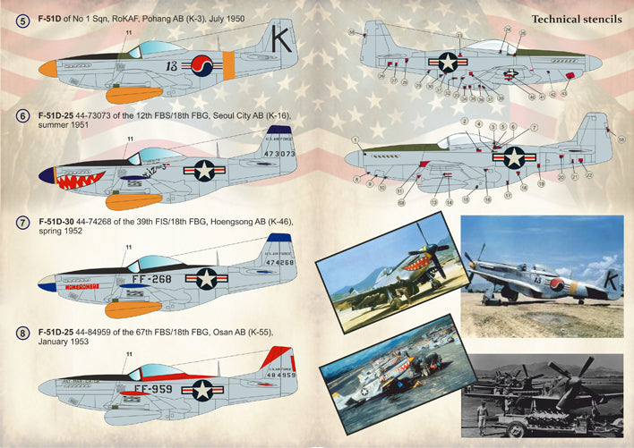 Print Scale 72261 1:72 North-American F-51 Mustang Korean War