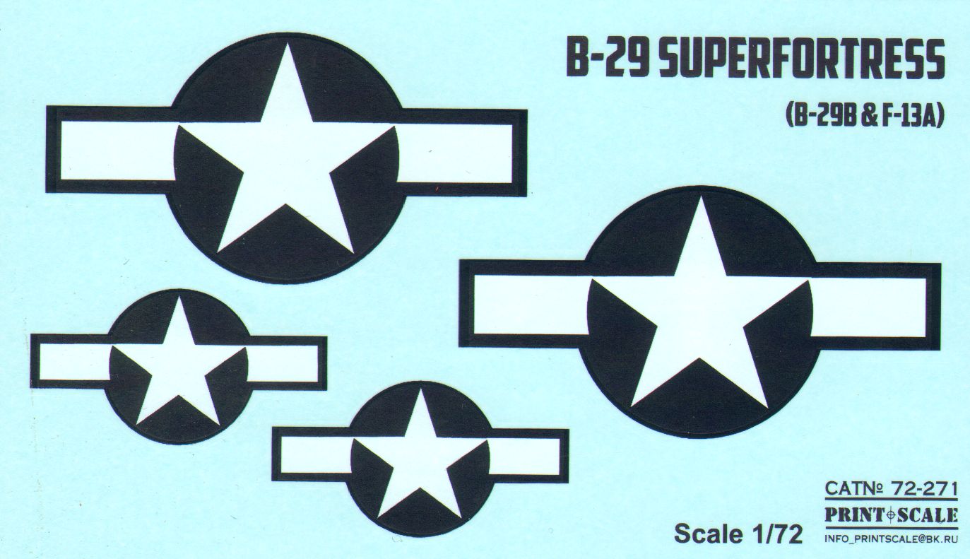 Print Scale 72271 1:72 Boeing B-29B Superfortress Part 1