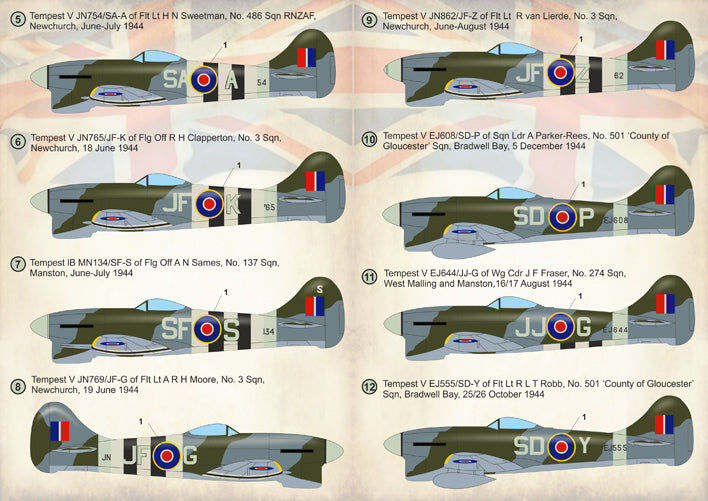 Print Scale 72273 1:72 Hawker Tempest Mk.V