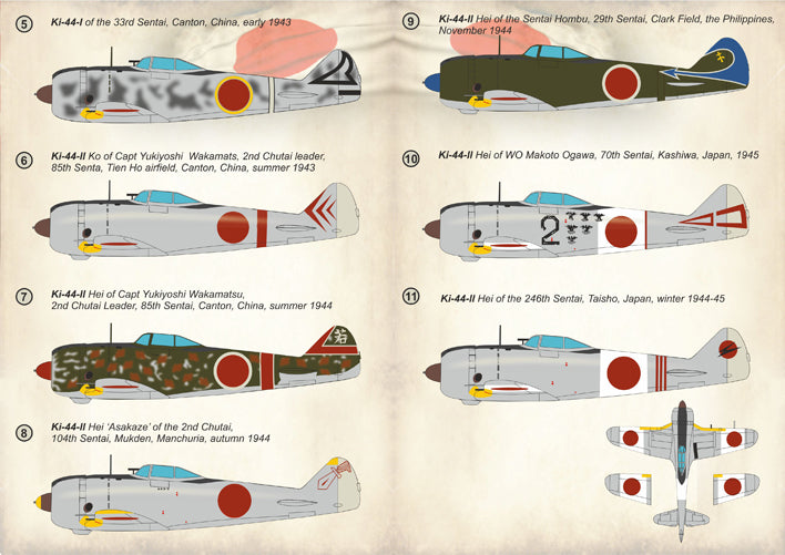 Print Scale 72274 1:72 Nakajima Ki-44 Shoki Part 1