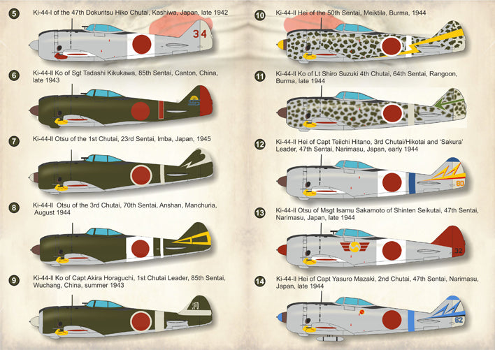 Print Scale 72276 1:72 Nakajima Ki-44 Shoki Part 2