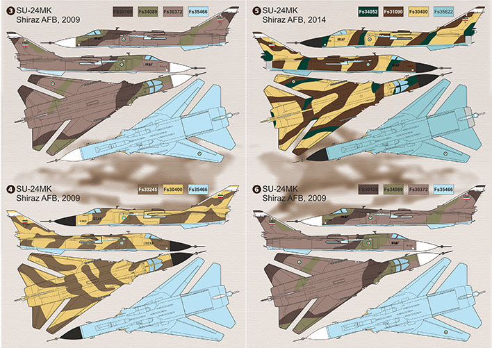 Print Scale 72281 1:72 Sukhoi Su-24 in IRIAF Service 'Persian Fencers'