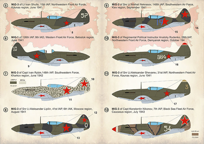 Print Scale 72283 1:72 Mikoyan MiG-3 Aces of WWII