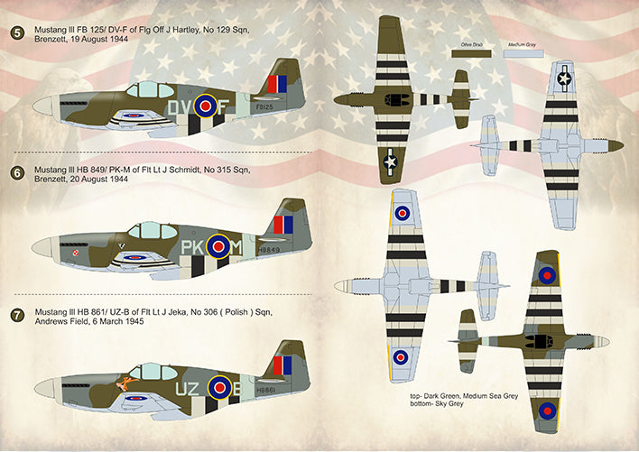 Print Scale 72286 1:72 Mustang V1 Flying Bomb Aces