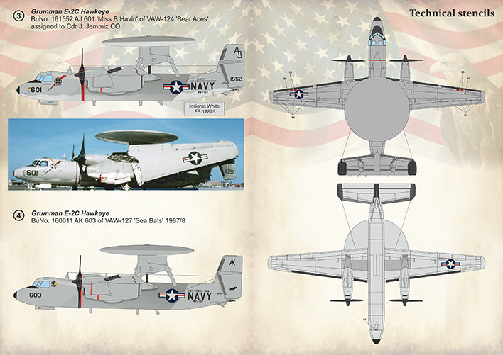 Print Scale 72287 1:72 Grumman E-2C Hawkeye