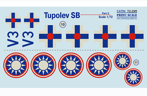 Print Scale 72295 1:72 Tupolev SB/B.71 Part 3