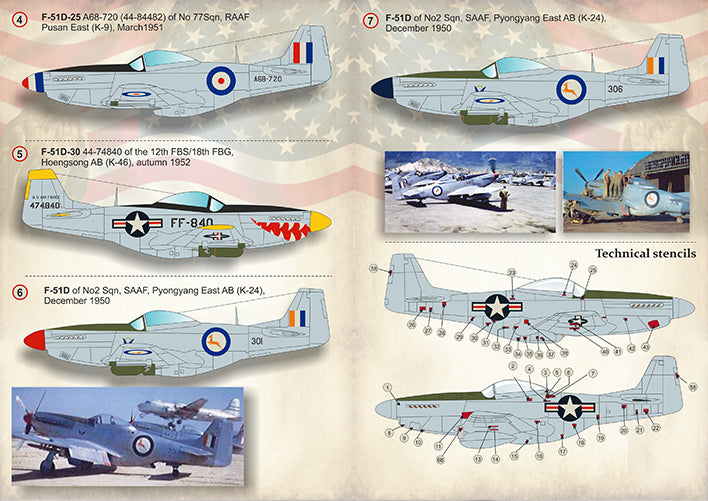 Print Scale 72300 1:72 North-American F-51 Mustang Units of the Korean War Part 2