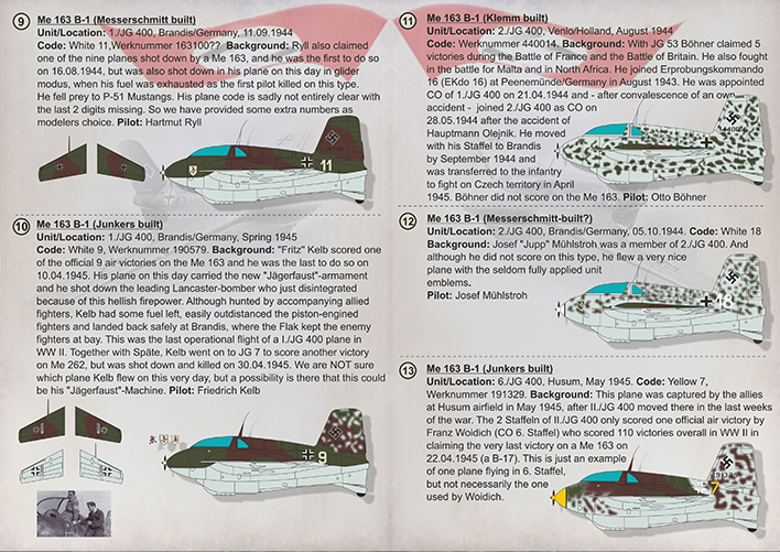 Print Scale 72303 1:72 Messerschmitt Me-163B Komet