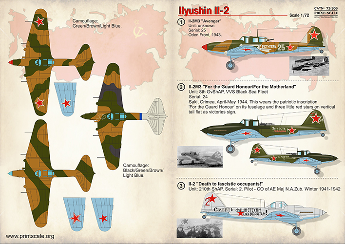 Print Scale 72306 1:72 Ilyushin Il-2