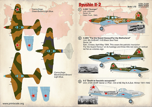 Print Scale 72306 1:72 Ilyushin Il-2