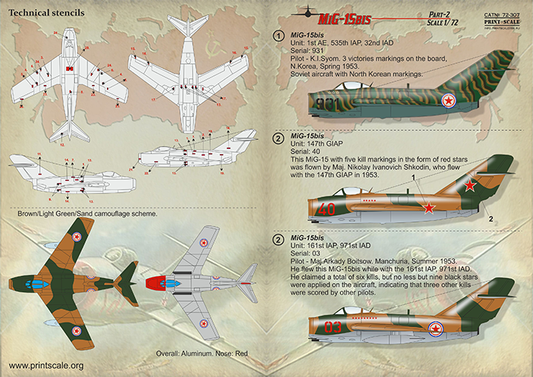 Print Scale 72307 1:72 Mikoyan MiG-15bis Part 2