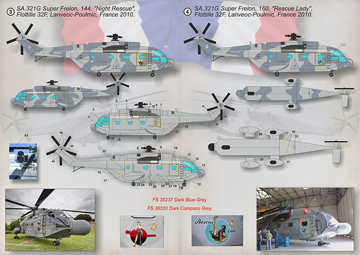 Print Scale 72314 1:72 Aerospatiale SA.321 Super Frelon Part 2