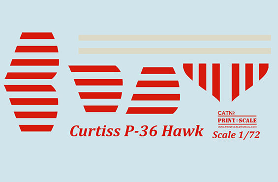 Print Scale 72315 1:72 Curtiss P-36 Hawk