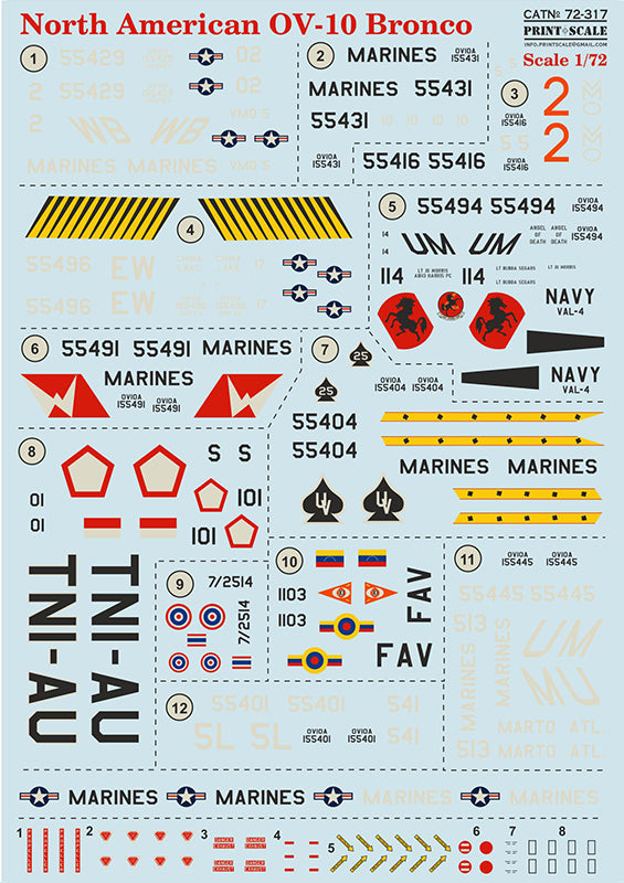 Print Scale 72317 1:72 North-American/Rockwell OV-10 Bronco