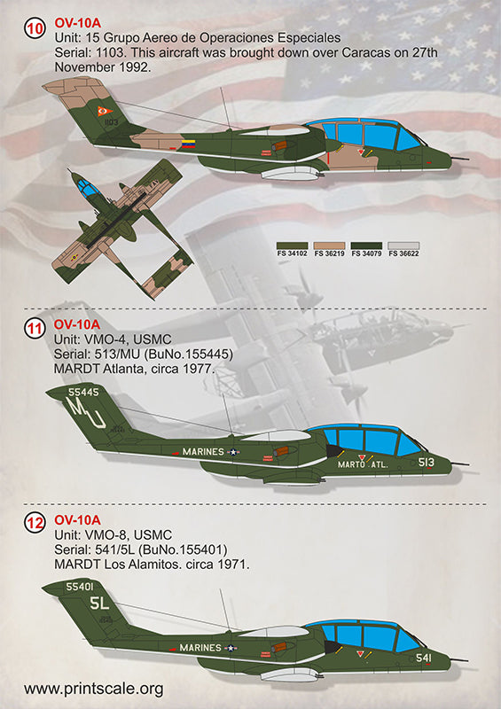 Print Scale 72317 1:72 North-American/Rockwell OV-10 Bronco