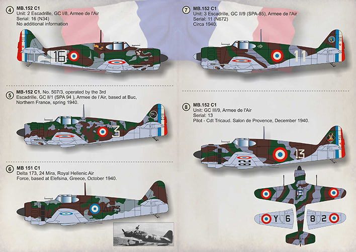 Print Scale 72320 1:72 Marcel-Bloch MB.151/MB.152