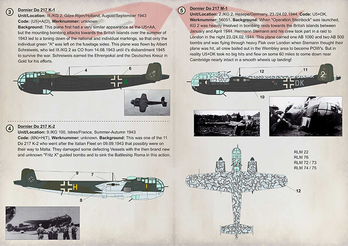 Print Scale 72329 1:72 Dornier Do-217K & Do-217M