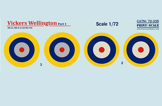 Print Scale 72335 1:72 Vickers Wellington Part 1