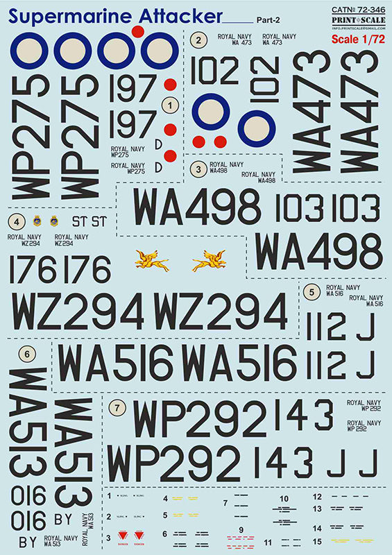 Print Scale 72346 1:72 Supermarine Attaker Part 2