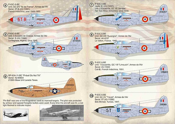 Print Scale 72354 1:72 Bell P-63 Kingcobra