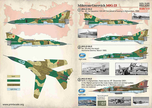 Print Scale 72355 1:72 Mikoyan-Gurevich MiG-23