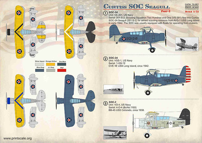 Print Scale 72357 1:72 Curtiss SOC Seagull Part 2